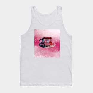 Stars in my tea - pink (bg) Tank Top